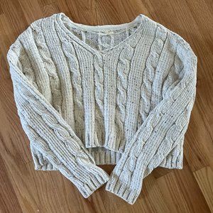 LA Hearts Cropped Knit Sweater